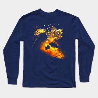 Orange Leaves Long Sleeve T-Shirt